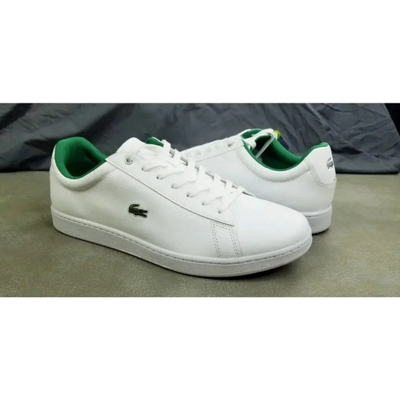 Lacoste Size 13 Men's Hydez 119 ECO Ortholite White Lace Up Fashion SneakerLogo - Picture 11 of 15